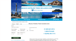 Desktop Screenshot of mexicohotelestodoincluido.com